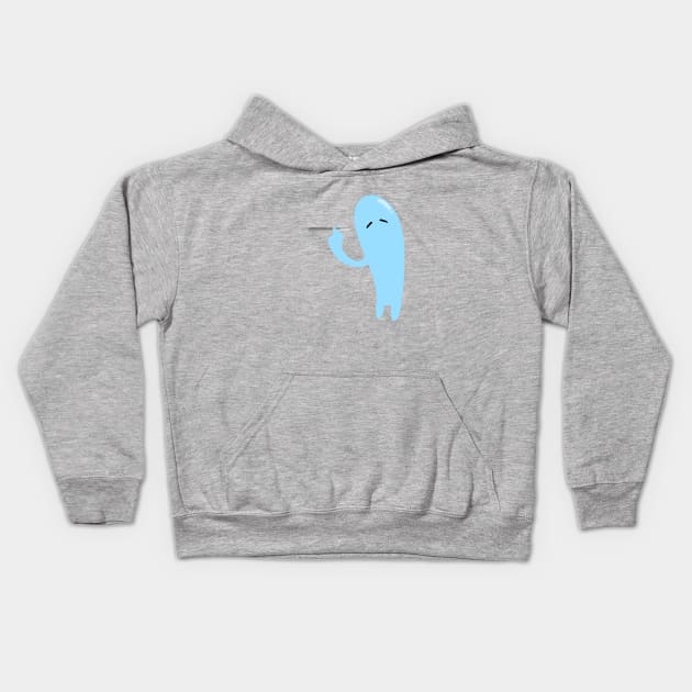 Young Blue One Kids Hoodie by ricescript